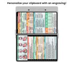 WhiteCoat Clipboard® - White OB Ultrasonography Edition